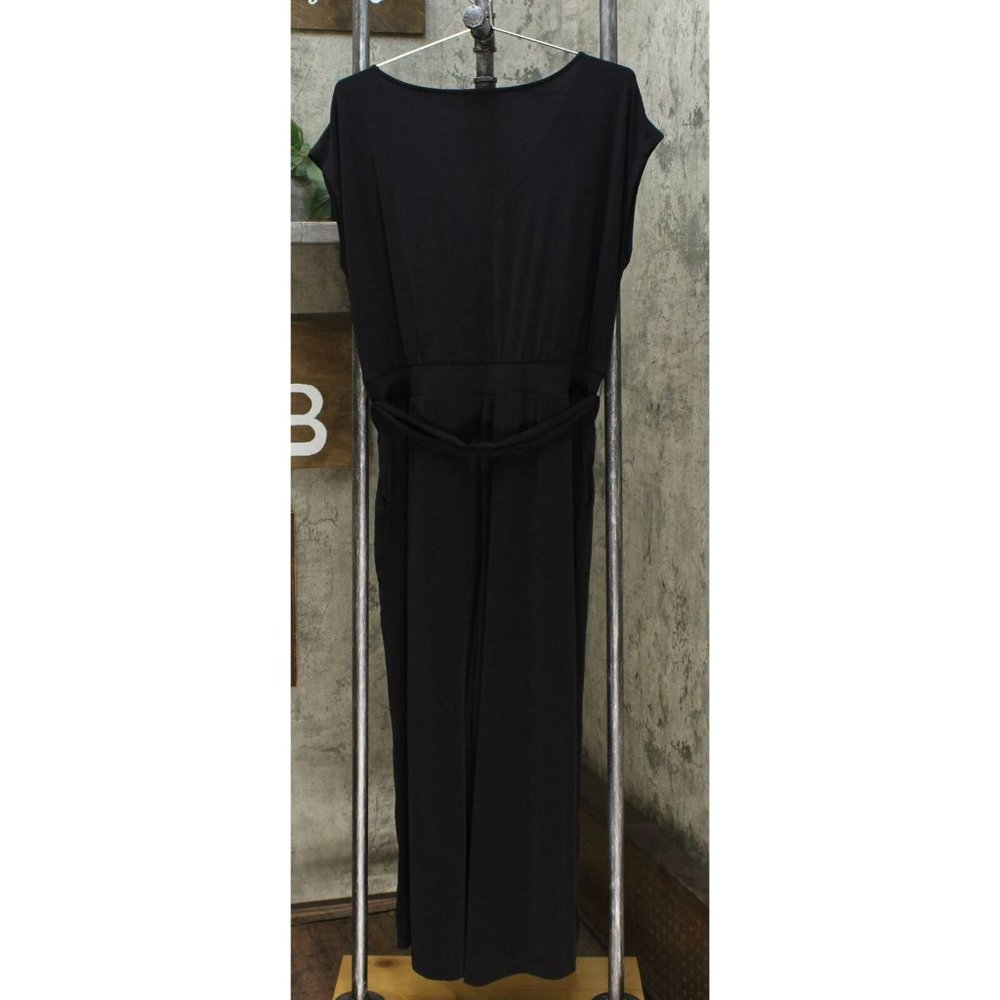 NWT G by Giuliana Cropped Knit Jumpsuit XS Black - Picture 3 of 5